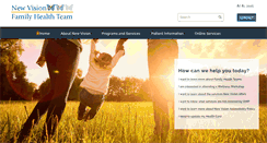 Desktop Screenshot of newvisionhealth.ca